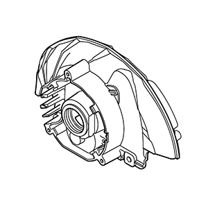 Hitachi 337255 Gear Cover