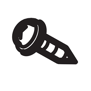 Hitachi 338364 Tapping Screw W/flange D2x8