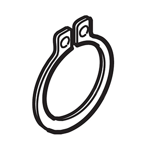 Hitachi 339736 Retaining Ring for D30 Shaft