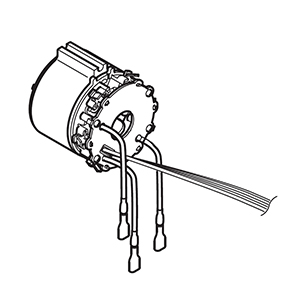 Hitachi 341012 Stator Sensor Pcb