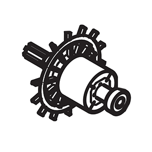 Hitachi 361046 Rotor Pinion Ass