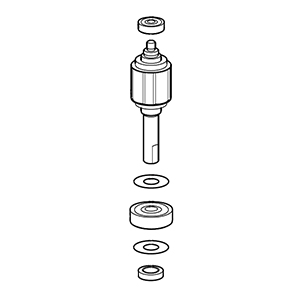 Hitachi 361185 Rotor Set