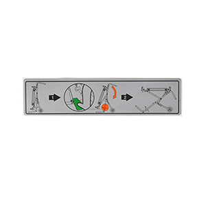 Hitachi 370035 Caution Label