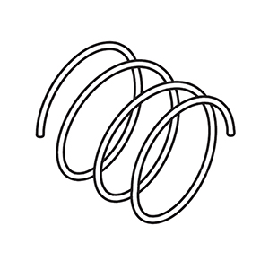 Hitachi 370243 Retainer Spring H45MEY