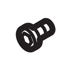 Hitachi 370640 Low Head Hex.socket Bolt M4 X