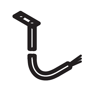 Hitachi 370705 Internal Wire (brown)  D10VH2