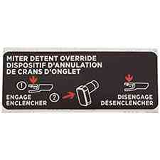 Hitachi 372614 Caution Label