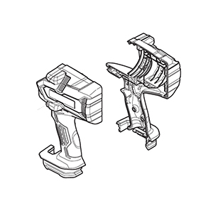 Hitachi 373031M Housing (a).(b) Set