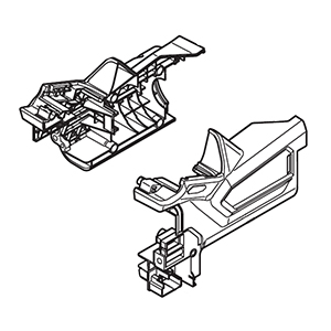 Hitachi 376236M Housing (a) (b) Set