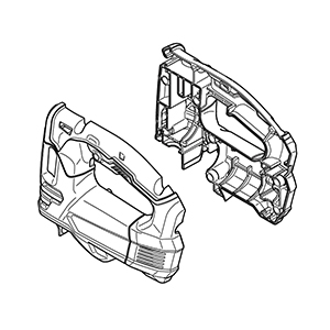 Hitachi 376483M Housing (a) (b) Set