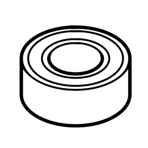 Hitachi 377297 Ball Bearing 6003DDUCM
