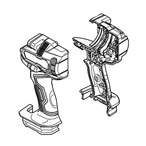Hitachi 377344M Housing (a).(b) Set