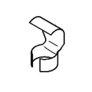 Hitachi 378686 Nozzle (corved Surface)