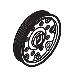 Hitachi 6600436 Pulley (b)