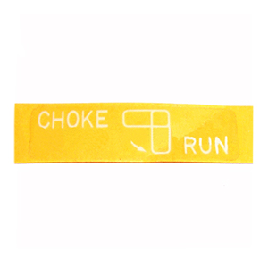 Hitachi 6694434 Decal,choke