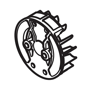 Hitachi 6699289 Magneto Rotor Ass