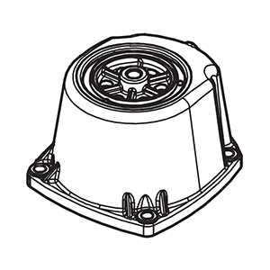 Hitachi 888521 Exhaust Cover