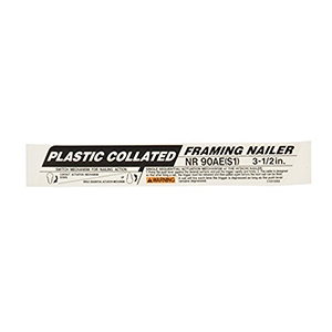 Hitachi 888784 Label (d) NR90AES1