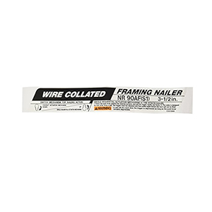 Hitachi 888791 Label (d) NR90AFS1