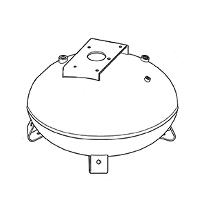 Hitachi 888908 Air Vessel (tank)