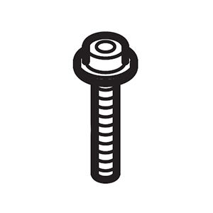 Hitachi 889481 Hex. Socket Hd. Bolt (w/flange