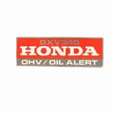 Honda 87101-ZE9-810 Emblem, Top Cover (oil Alert)