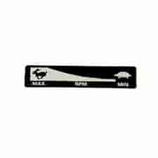 Honda 87532-ZH7-000 Mark, Throttle Indication