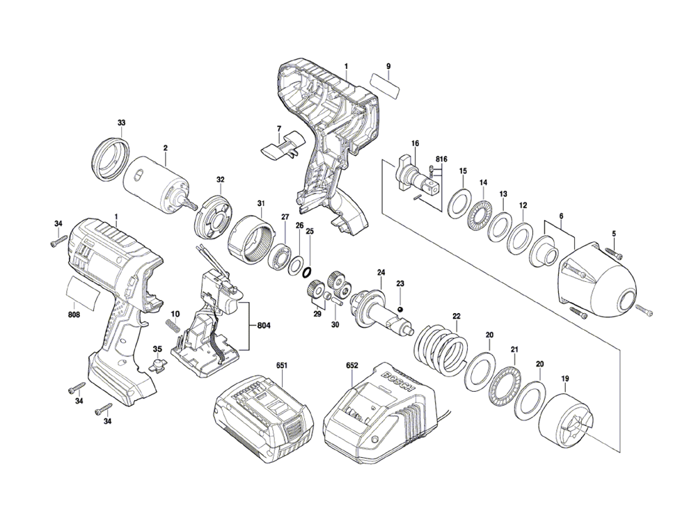 Buy Bosch IWHT180-(3601JB1311) 18-Volt Lithium-Ion 1/2-Inch Square