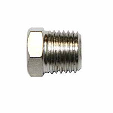 Interstate Pneumatics FPP41S Steel Hex End-plug 1/4" Npt Male