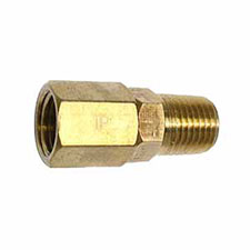 Interstate Pneumatics FS04 1/4" Fpt X 1/4" Mpt in Line Swivel Fitting