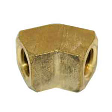 Interstate Pneumatics FST22EAF Brass Street Pipe Elbow Fitting 1/8" Npt - 45 Degree