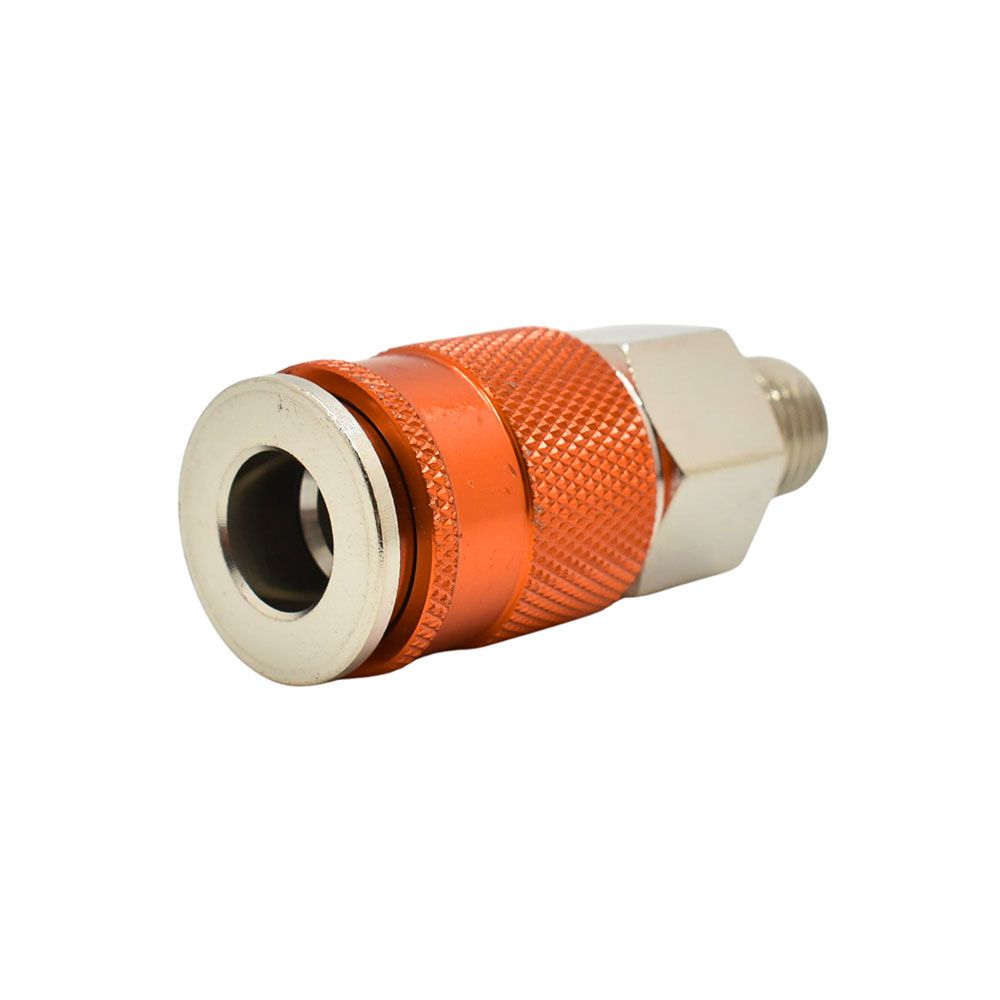 Interstate Pneumatics CF441 1/4" Body x 1/4" MNPT High Flow Air Coupler