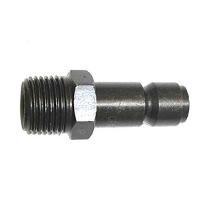 Interstate Pneumatics CPA861 1/2 Inch Automotive Steel Coupler Plug X 3/8 Inch Male Npt