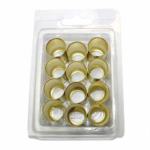Interstate Pneumatics F4750L-12 0478" Id X 100" Long Brass Ferrules - 12 Pk