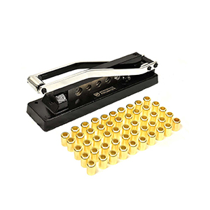 Interstate Pneumatics H8-KIT Heavy-duty Bench Crimper (H8) with Ferrules (50PK) 0.625 Inch Id X 1 Inch & 0.656 Inch Id X 1 Inch