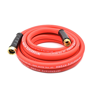 Interstate Pneumatics HCR19-025E 5/8 Inch X 25 Ft Contractor-grade Water Hose