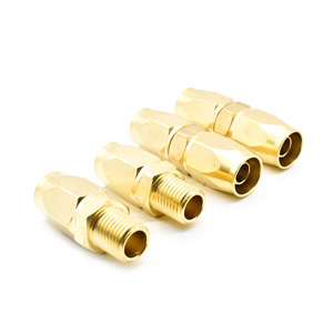 Interstate Pneumatics HRPZ26-K1 3/8" Npt Hu Hose Reusable End Brass Fitting Kit