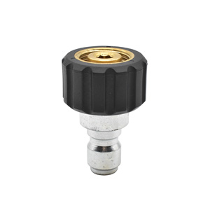 Interstate Pneumatics PW7156 3/8" Steel Plug X M22 Female Threads