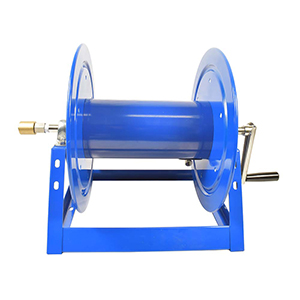 Interstate Pneumatics PW7192 Pressure Washer Manual Hose Reel Blue Powder Coated Steel - for 200ft X 3/8" Hose (hose Not Included)