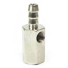 Interstate Pneumatics TGF4000 1/4" Fpt X 1/4" Barb Bleeder Valve Adapter Fitting for Tire Inflators