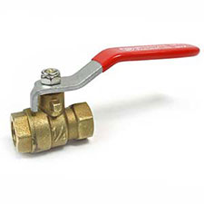 Interstate Pneumatics VB04 Brass Ball Valve 1/4" X 1/4" Npt Female Wp 600 Psi