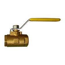 Interstate Pneumatics VB16 Brass Ball Valve 1" X 1" Npt Female, Wp 600 Psi