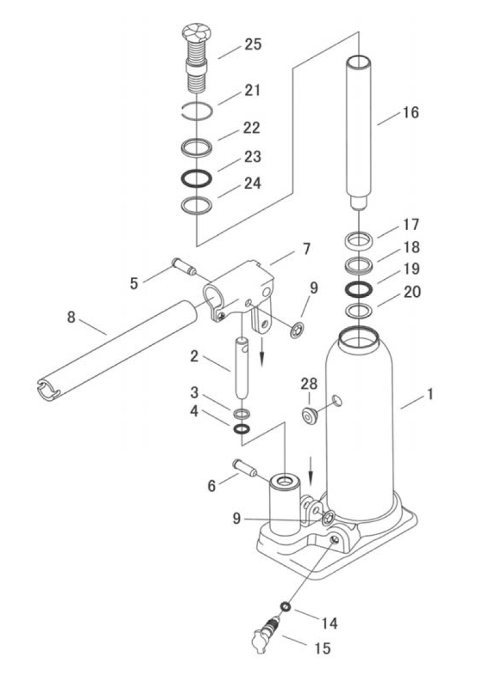 Hydraulic Bottle Jack Replacement Parts Best Pictures and Decription