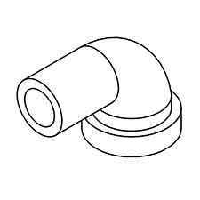 MK Diamond 150848 Elbow, 1/2 Mnpt 90 Street, Galv