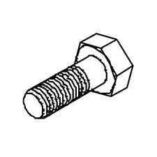 MK Diamond 158158 Screw, M6-1 X 20mm Hex Head Cap