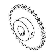 MK Diamond 166334 Sprocket, 40BS29 X 1.0 Bore
