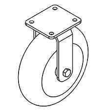 MK Diamond 167772 Caster, 10” Rigid
