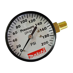 Makita 10TT-16 "pressure Gauge 1/8"" Left Side, MAC5501G"