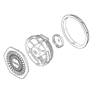 Makita 1269722 Fan Unit Ass