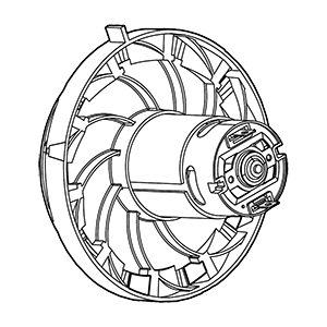 Makita 1272367 Motor Ass